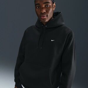 Nike Solo Swoosh Men's Black Hoodie NEW